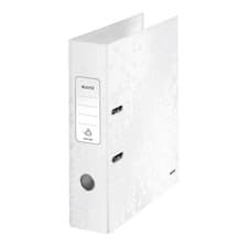 Image of Leitz 180 WOW Lever Arch File A4 80mm White (Pack of 10) 1005001