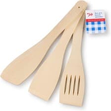 Image of Tala Wooden Spatula Set, Beige, Regular