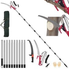 Image of Tree Loppers Long Reach Telescopic, 82-402Cm Long Reach Pruner with Extendable