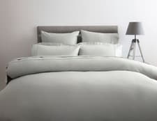 Image of Belledorm 600 Thread Count 100% Egyptian Cotton Bed Linen in Platinum Grey