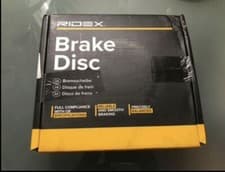 Image of RIDEX 82B0339 Brake disc for front. For Skoda or VW