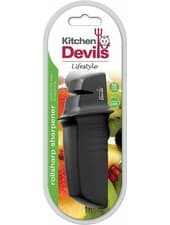 Image of Fiskars Kitchen Devils Rollsharp Knife Sharpener Ten Year Manufacturer Guarantee