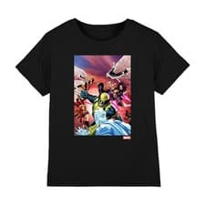 Image of Xmen Team Defend Kids T-Shirt Black