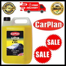 Image of CarPlan Ultra Wax & Wash Car Shampoo, 5 L Free UK Delivery (Packaging may vary)