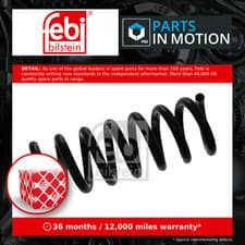 Image of 2x Coil Springs (Pair Set) Rear 46985 Febi Suspension A2043240604 2043240604