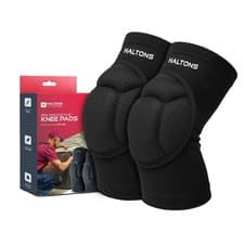 Image of Haltons - 2 Pack Knee Pads Large - EVA Foam Padding, Lightweight & Breathable