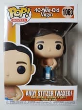 Image of Funko Pop The 40-Year-Old Virgin #1063 Andy Stitzer (Waxed) Figure Brand New