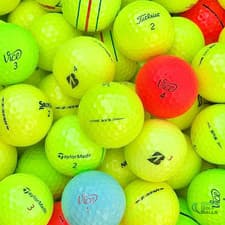 Image of Premium Model Mix Golf Balls (Coloured) - 24/48/100 Grade B Lake Balls FREE P&P