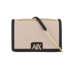 Image of Armani Exchange Crossbody Messenger Bag Medium 4R731 Off Road/Black