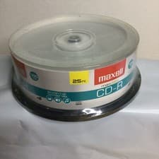 Image of Maxell 648445 CD-R 700 CD-R CD Recordable Discs 48X 700MB 80 Min Spindle 25 Pack