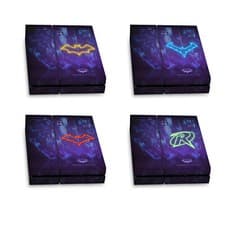 Image of OFFICIAL GOTHAM KNIGHTS CHARACTER ART VINYL SKIN DECAL FOR SONY PS4 CONSOLE