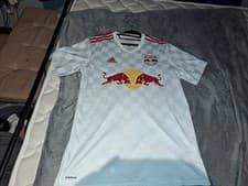 Image of NEW YORK RED BULLS 21/22 HOME SHIRT MENS SIZE LARGE