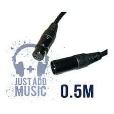 Image of 0.5m Balanced XLR Mic Cable / Signal Lead