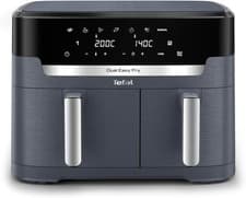 Image of Tefal EY942BG0 Air Fryer Easy Fry Dual XXL No Oil 8+ Portions 8L 2700w Java-Grey