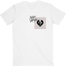 Image of Bullet For My Valentine Unisex T-Shirt Album Cropped & Logo White (XL)