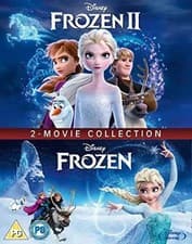Image of Disney's Frozen pack of 1 & 2 on blu ray Sealed +FREE SINGALONG DVD SEALED