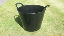 Image of 42 L BLACK FLEXI TUB / BUCKET / CONTAINER / STORAGE FOR HOME AND GARDEN