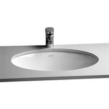 Image of Vitra S20 Compact Under-Counter Basin 585mm Wide 0 Tap Hole