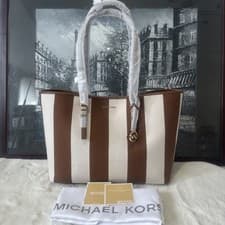 Image of New MICHAEL Michael Kors Quinn Large Open Snap Tote Bag 