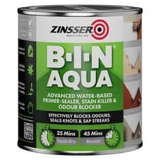 Image of Zinsser BIN Aqua Primer Sealer - Stain Killer Paint - White
