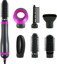 Image of Hair Dryer Brush Blow Dry Hair Brush 6 in 1 Detachable Hair Dryer Hot Air Style