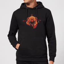 Image of Official DC Comics Aquaman Brine King Adults Hoodie Black
