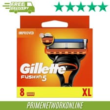 Image of Gillette Fusion5 Razor Blade Refills – 4 / 8 / 16 / 24 / 32 Pack