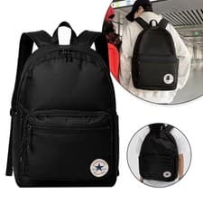 Image of Converse All Star Black Backpack Large Capacity Schoolbag Unisex Packsack Work