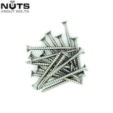 Image of 4.5mm 5mm 6mm POZI COUNTERSUNK HEAD CHIPBOARD WOOD SCREWS A2 STAINLESS STEEL