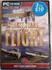 Image of NEW SEALED The Early Years Of Flight Add-On For PC 2008 Retro CD-ROM FSX FS2004