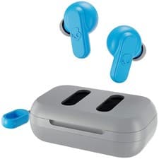Image of Skullcandy Dime True Wireless Bluetooth In-Ear Earbuds Grey and Blue SD2MW-P751