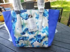 Image of Karen millen blue floral handbag new with tags