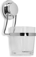 Image of Croydex Tumbler & Holder, Silver Rust Free Stick 'N' Lock - QM291841