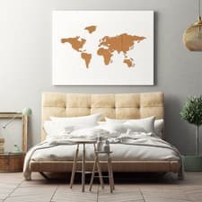 Image of 1 Set World Map Shaped Notice Board Cork Message Boards Cork Board World Map