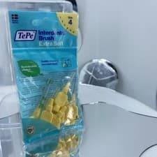 Image of TEPE EXTRA SOFT Interdental Toothbrush 0.7 mm Yellow 8 pcs. Size 4