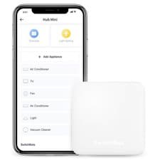 Image of SwitchBot Hub Mini Smart Control, Universal Hub for Smart Home, IR Remote for TV
