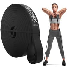 Image of Pull Up Assistance Bands Set 4 Resistance Levels For Calisthenics Mobility