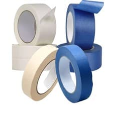 Image of PAINTERS MASKING TAPE WHITE/BLUE EDGER DIY TAPE 24MM,48MM X 50M