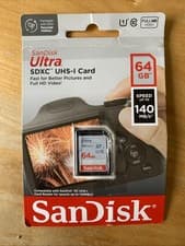 Image of SanDisk Ultra 64GB UHS-I SDXC Memory Card