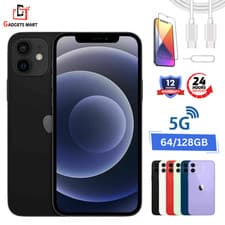 Image of Apple iPhone 12 5G 64GB/128GB Unlocked Brand New Condition With Warranty