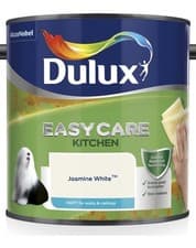 Image of Dulux Easycare Kitchen Matt Emulsion Paint - 2.5 Litre - Jasmine White