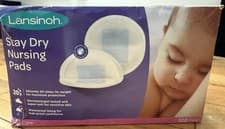 Image of Lansinoh Stay Dry Disposable Nursing Pads Pack X 100 Pads, Closed Box