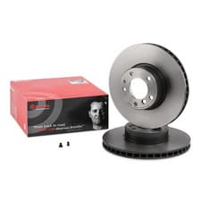 Image of 2x BREMBO 09.5579.21 Brake Disc Front For Alpina B10 BMW 5 7 Series 8 Series