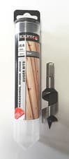 Image of Professional Quality Addax Wood Auger Bits, Hexagon Shank, 32mm to 8