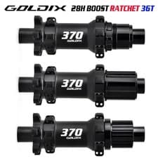 Image of GOLDIX M370 MTB Bike Hub 6-Bolt Disc 28H 36T Ratchet BOOST Shimano SRAM