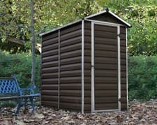 Image of GARDEN SHED PLASTIC GREY / BROWN PALRAM CANOPIA SKYLIGHT ALUMINIUM FRAME 7 SIZES