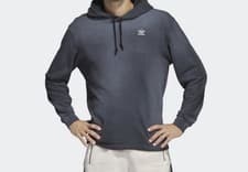 Image of adidas Originals Essentials+ Dye Hoodie Men's Black White, Size Small