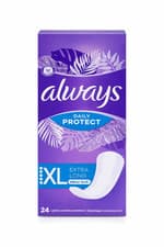 Image of Always Dailies Long Plus Extra Protect Panty 24 Liners