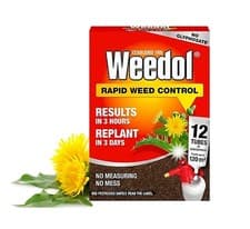 Image of Weedol Rapid Weed Control Weed Killer Liquid Concentrate 12 Tubes 120m2
