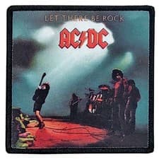 Image of AC/DC Let There Be Rock Printed Patch One Size